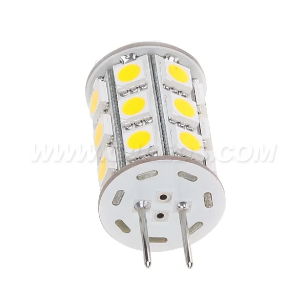 Суперъяркая Светодиодная лампа G4 27LED 5050SMD 540 594LM для яхт лодок автомобилей тележек