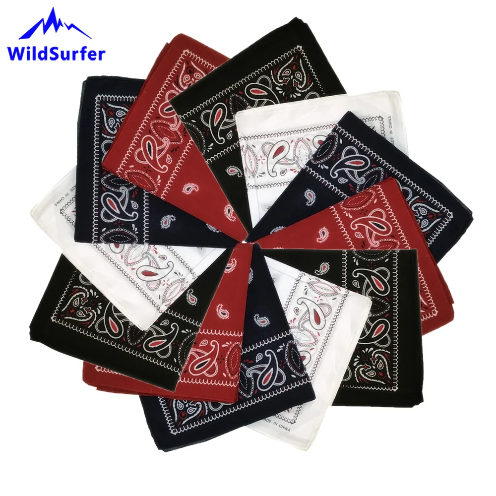 WildSurfer головные уборы банданы кешью хлопковые женские шарфы повязка на голову