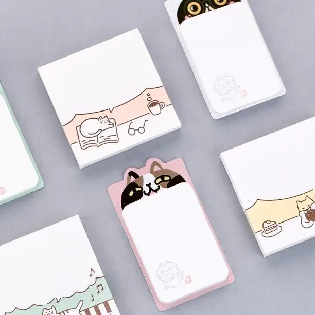 Канцелярские товары Chenguang Kawaii мультфильм липкие заметки 6 шт./лот милые удобства N Post It планировщик стикеры школьные принадлежности