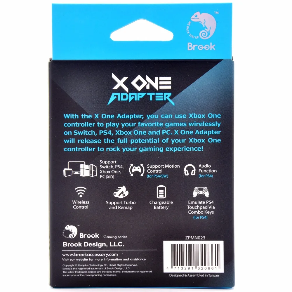 Беспроводной адаптер Brook X ONE для Xbox One перезаряжаемый аккумулятор one/Xbox Elite Controller on