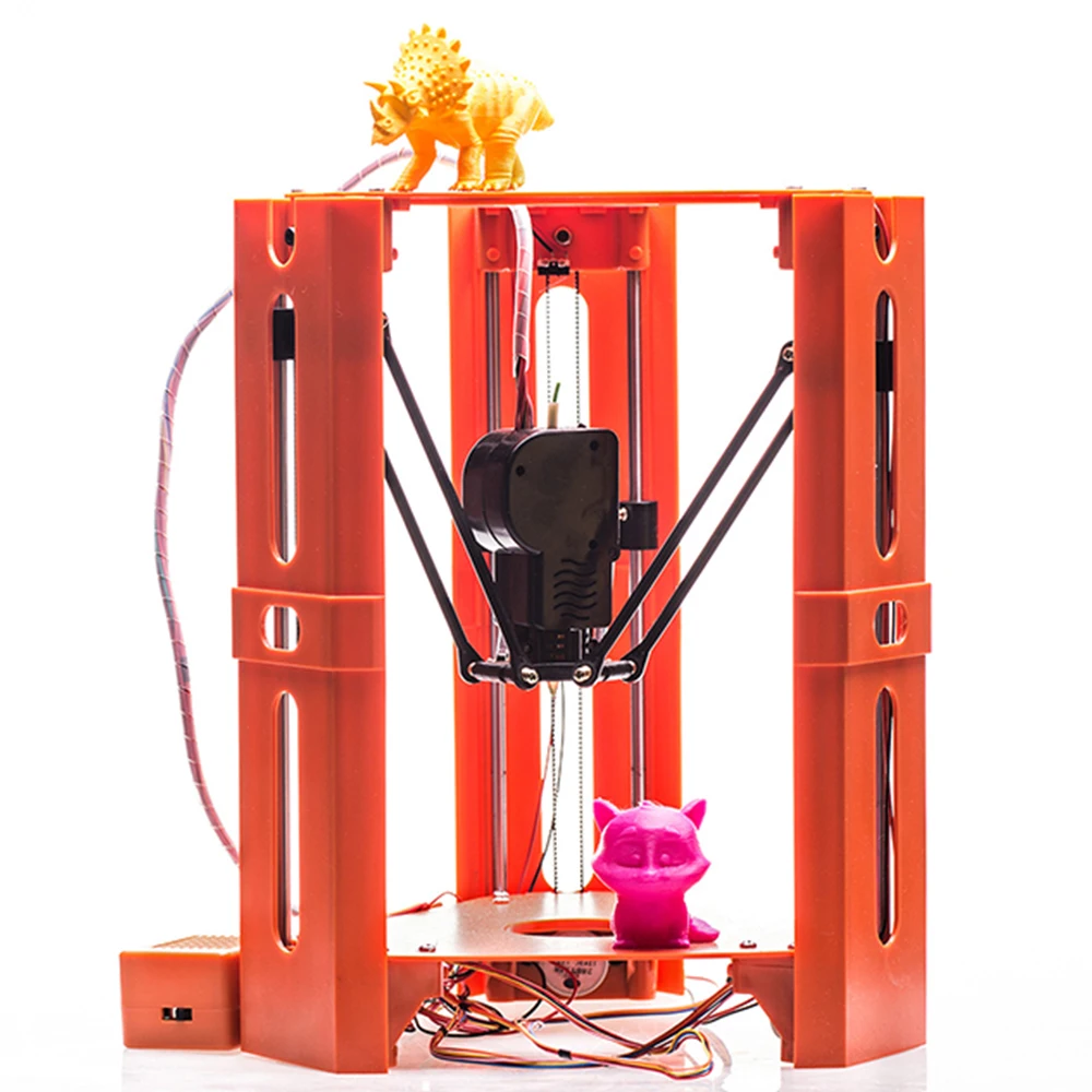LMYSTAR простая сборка DIY Мини 3d принтер Delta комплект настольный с 1 75 мм нитью sd карта