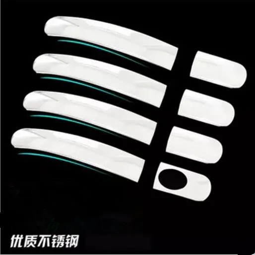 Emaicoca автомобильный Стайлинг хромированная отделка из нержавеющей стали дверные