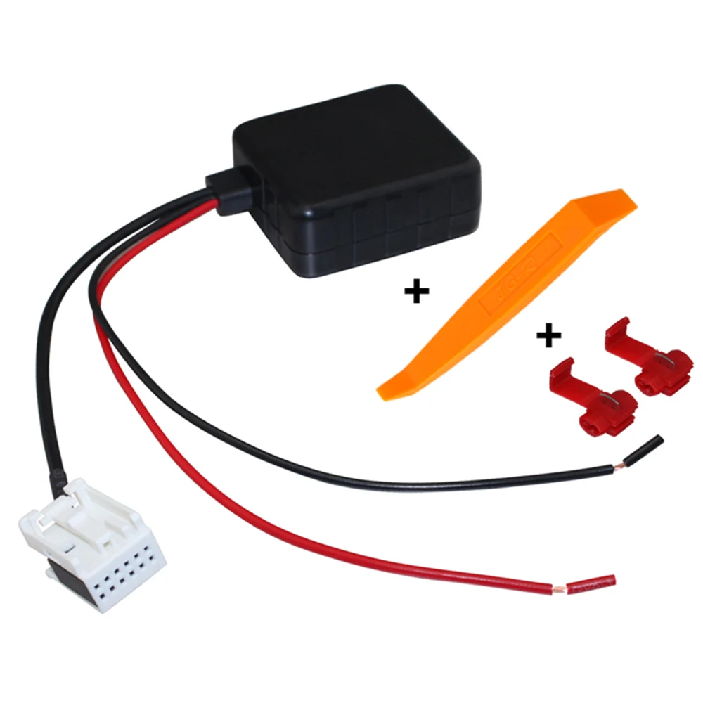 Модуль Bluetooth для автомобиля Lonleap для радиостерео BMW E60 с адаптером Aux-кабеля с фильтром беспроводного входа звука.