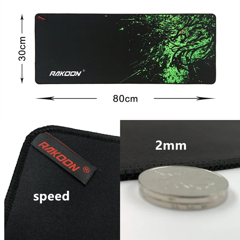 speed30x80cm Зеленый дракон, большой игровой коврик для мыши, коврик для мыши, коврик для клавиатуры, коврик для мыши для ноутбука, компьютера, ноутбука, Настольный коврик - Цвет: speed30x80cm