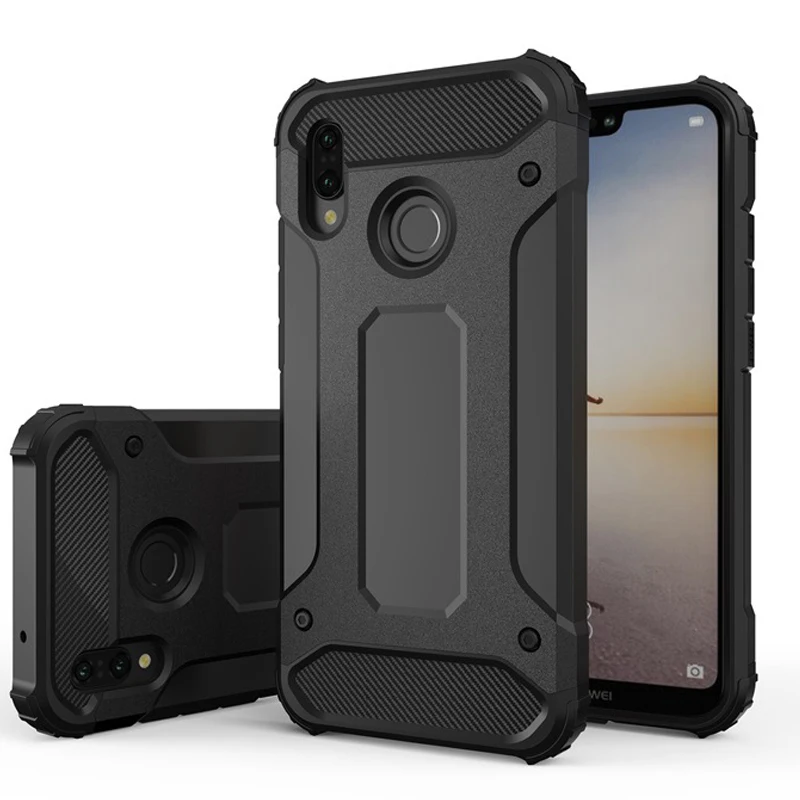 Для Huawei P20 Lite чехол для pro защитный Броня бампер ударопрочный Прочный силиконовый