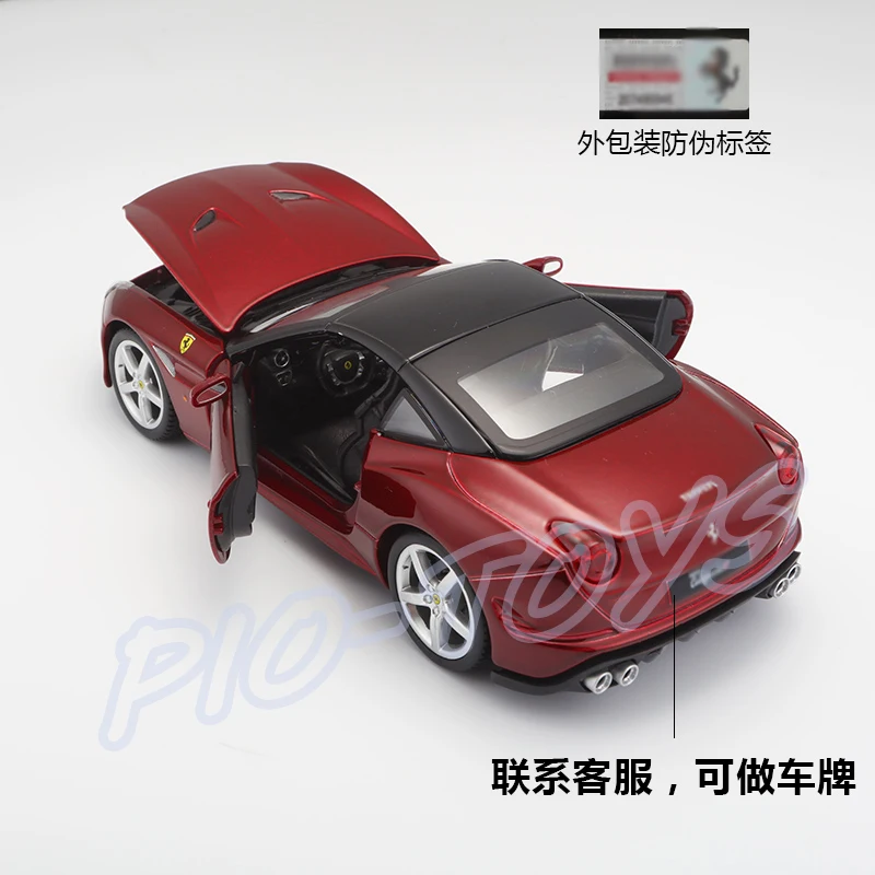 Рождественский подарок Калифорния T 1/24 металлическая модель спортивный