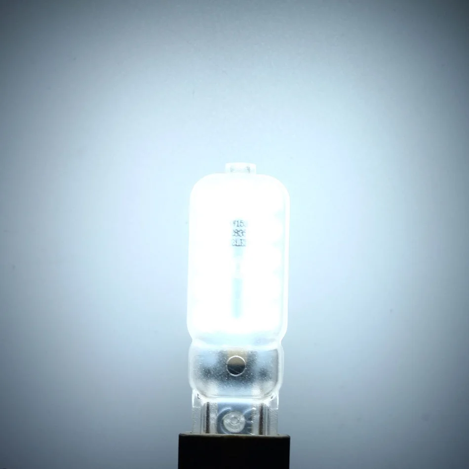 white light G9 светодиодный лампы 5 Вт Мини светодиодный лампы 220V затемнения светодиодные потолочные светильник люстра - Цвет: white light