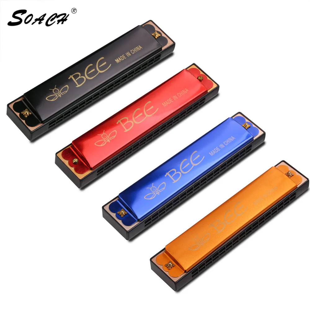 

Hot metal 16 hole polyphony C (c) 4 color high quality harmonica instrument gaita mouth organ armonica diatonica mondharmonica