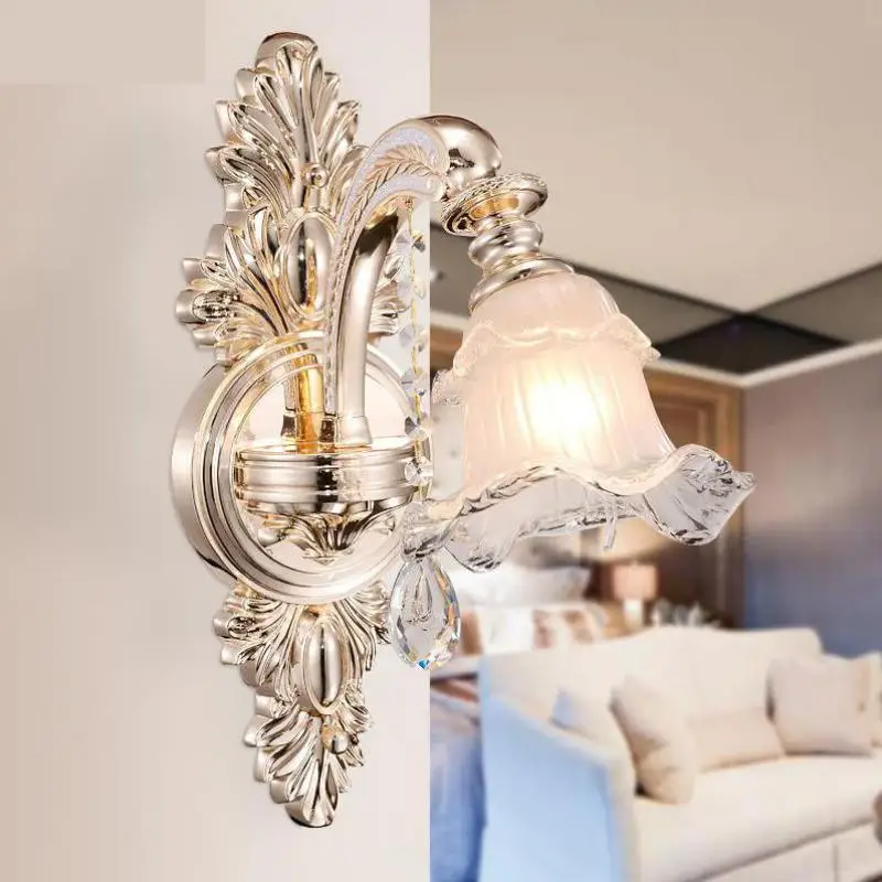 Настенный светильник E14 светодиодный с большим стеклянным зеркалом|glass wall sconces|wall