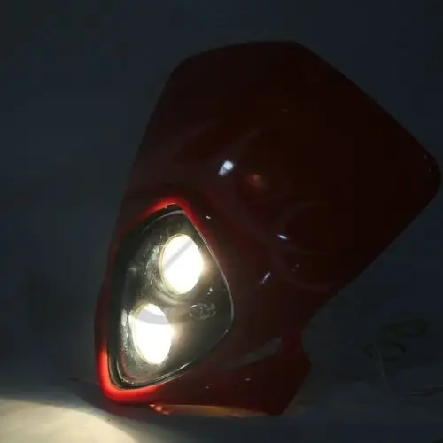 Светильник с красной головкой Универсальный мотоциклетный трюк DirtBike уличные