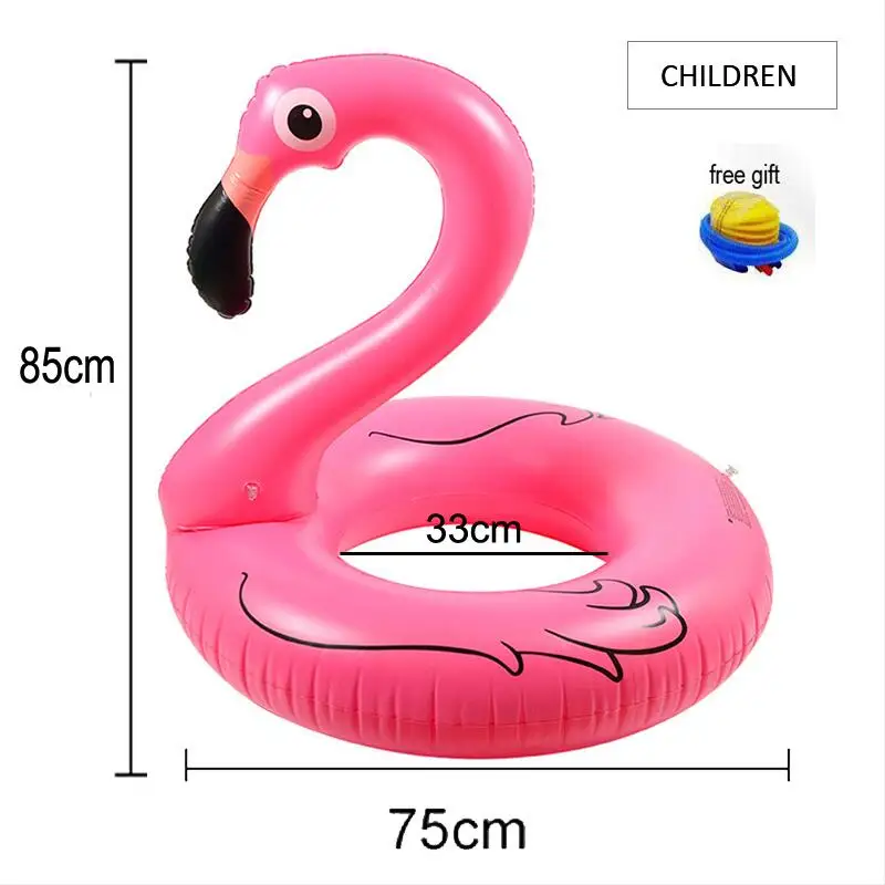 Child Swimming Lap 150/190 см надувной бассейн, гигантский Розовый фламинго, плавающий круг, плавучий остров, водные игрушки, бассейн, Веселый плот, водные вечерние игрушки, Новинка - Цвет: Child Swimming Lap