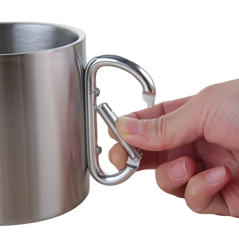 Чашка из нержавеющей стали Портативный Кемпинг путешествия термос кружка с