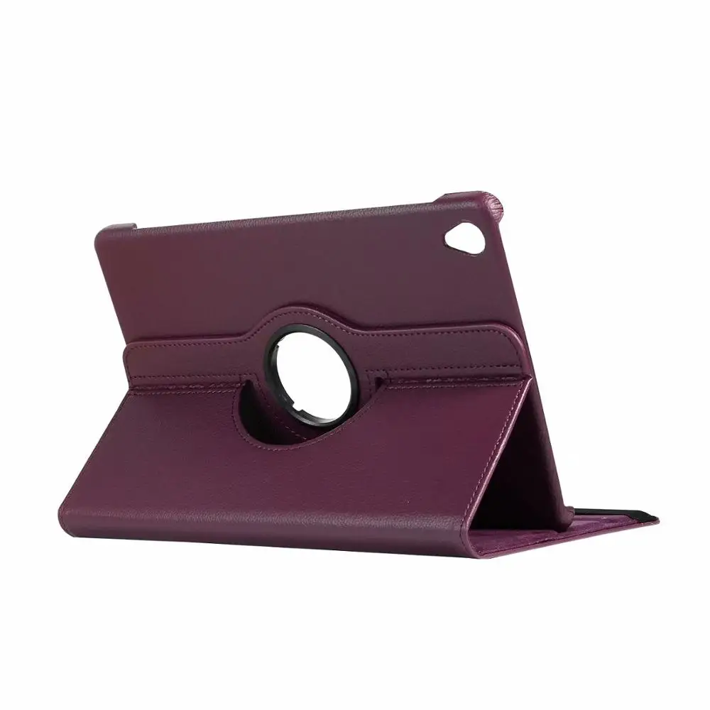 Purple Кожаный смарт-чехол с поворотом на 360 градусов для huawei Mediapad M6 10,8 /M6 Pro 10,8 VRD-AL09 - Цвет: Purple