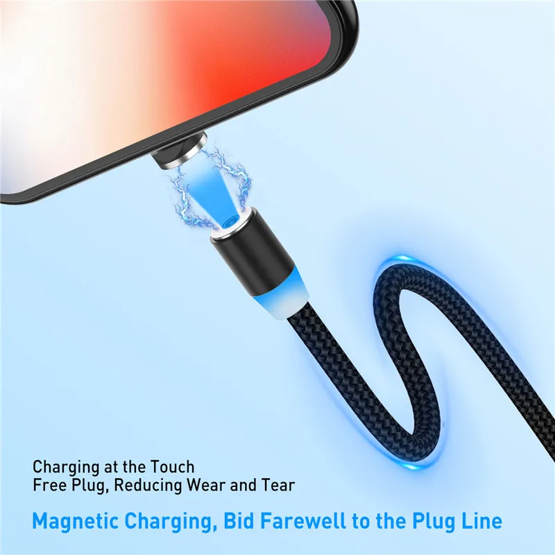 Moskado Магнитный адсорбционный кабель для IOS штекер USB Быстрая Зарядка Тип C