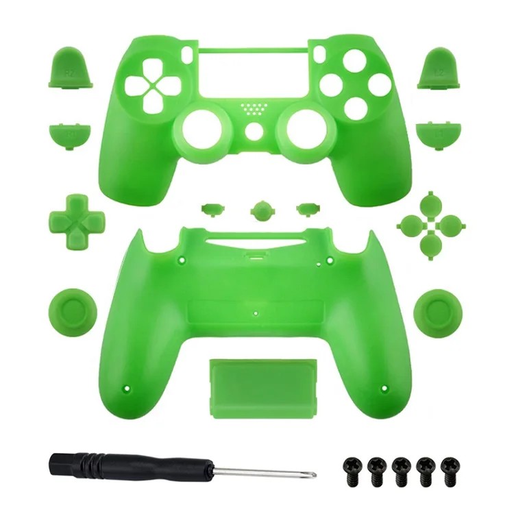 Контроллер данных лягушка оболочка для DualShock 4 Jds 040 кнопки мод комплект для playstation 4 PS4 Pro тонкий корпус чехол Аксессуары