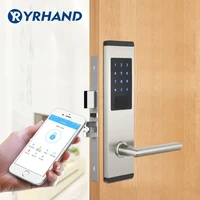 Security Keyless Electronic Door lock  App Wifi Touch screen Unlocked Locked Lock  Stainless Steel Door Handle Smart Lock