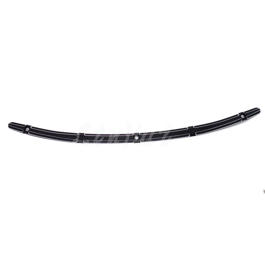 Новинка мотоциклетная черная кромка скошенная отделка ветрового стекла для Harley