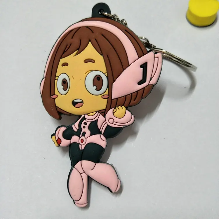 Резиновый брелок моя геройская Академия аниме Izuku Midoriya Bakugo Ochako TODOROKI SHOTO Uraraka Boku no