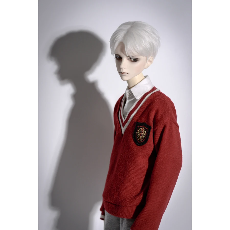 BJD серый свитер Толстовка кофта Верхняя часть одежды для мужчин 1/3 SD17 70 см 24