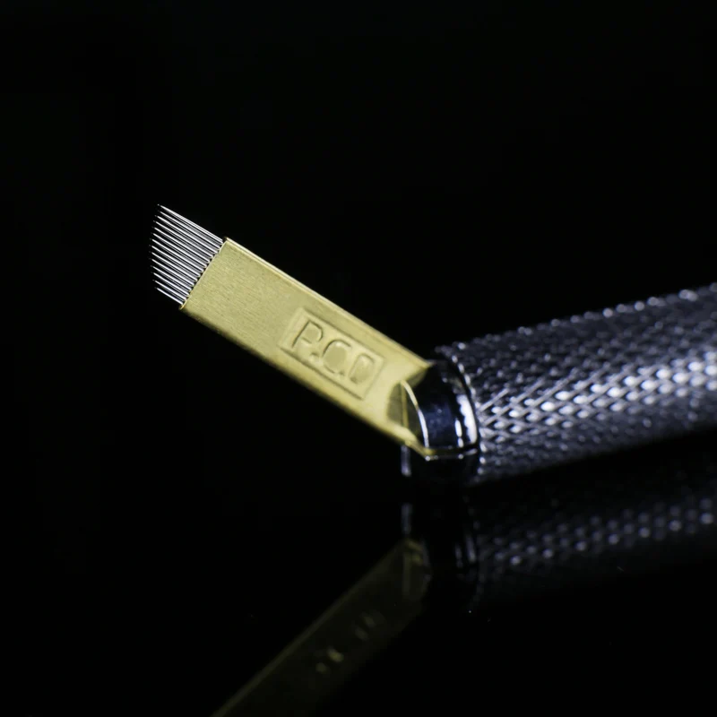 500 шт. PCD 12/14 шпильки 12/14U Lamina Nano Blade Премиум жесткий 0,25 мм постоянный макияж микроволокна иглы для Tobori Pen