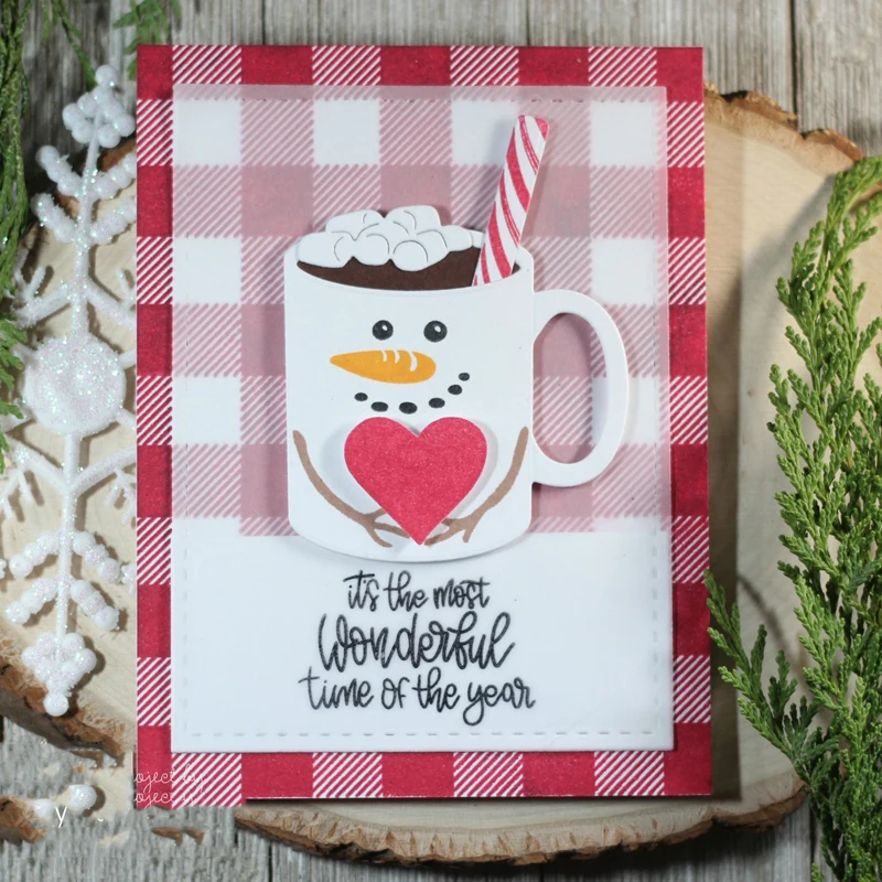 LLove CCraft металлическая резка кофейная чашка для самостоятельного скрапбукинга