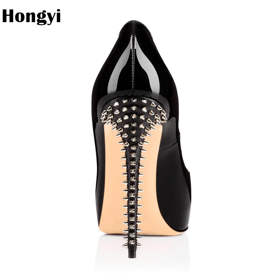 Пикантные женские босоножки на высоком тонком каблуке с открытым носком и