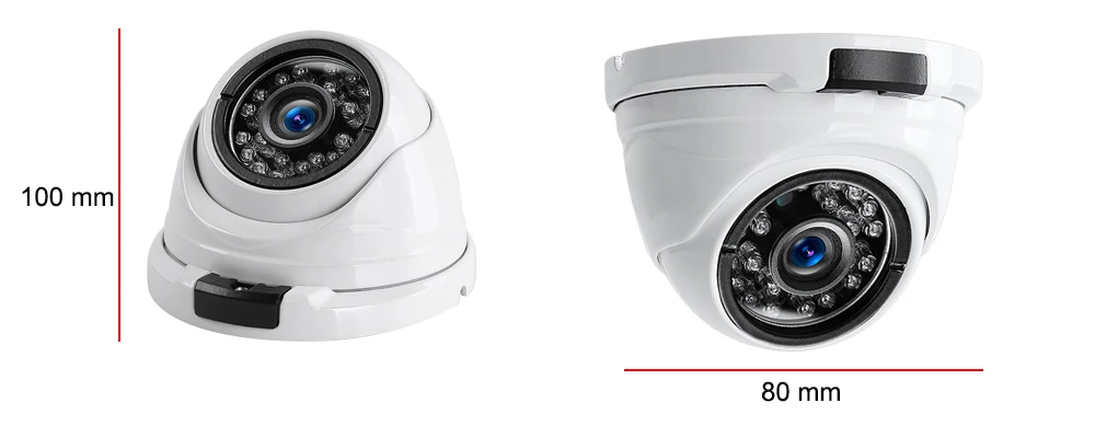 USAFEQLO CCTV камера AHD2500TVL IR Cut 24 шт. инфракрасная Мини купольная камера ночного видения металлический чехол AHD 720P 960P 1080P HD камера