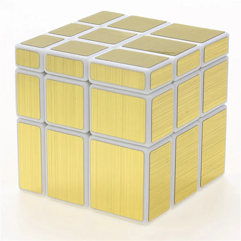 3 мм x 3x3 57 мм провода рисунок Стиль Литой покрытием Magic Cube вызов Подарки головоломки зеркальные кубики развивающие игрушки специальные игрушечные лошадки золото цвет