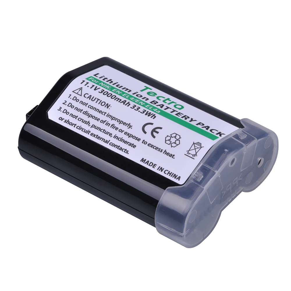 Аккумулятор Tectra для Nikon D2H/D2Hs/D2X/D2Xs/D3/D3S/F6/ENEL4/ENEL4A | Электроника