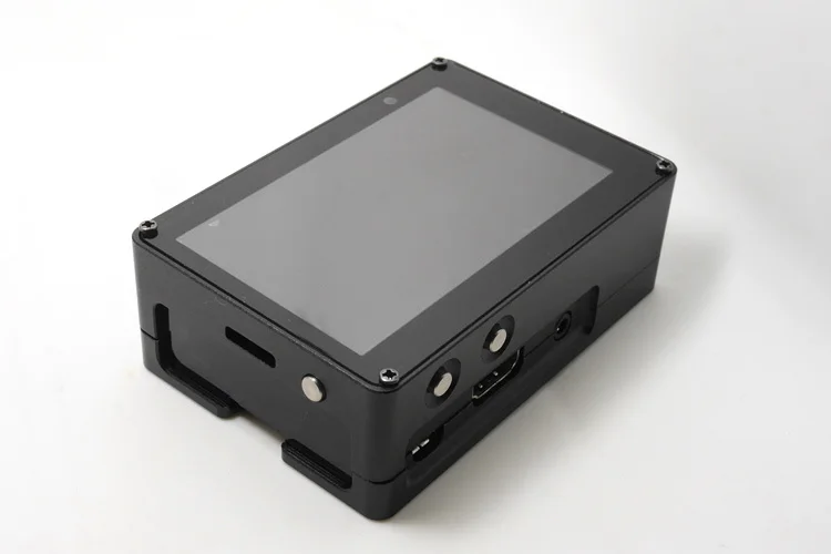 UGEEK Raspberry Pi алюминиевый чехол с ЧПУ комплект для UGEEK HD 3,5 дюймовый экран Raspberry Pi 3B 2B 3B+ 4B | пассивный Wi-Fi и Bluetooth