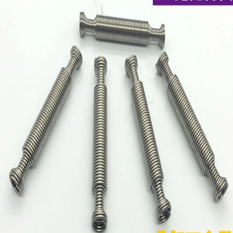 

4pcs stainless steel hook pull extension spring wire diameter 8mm length 53mm