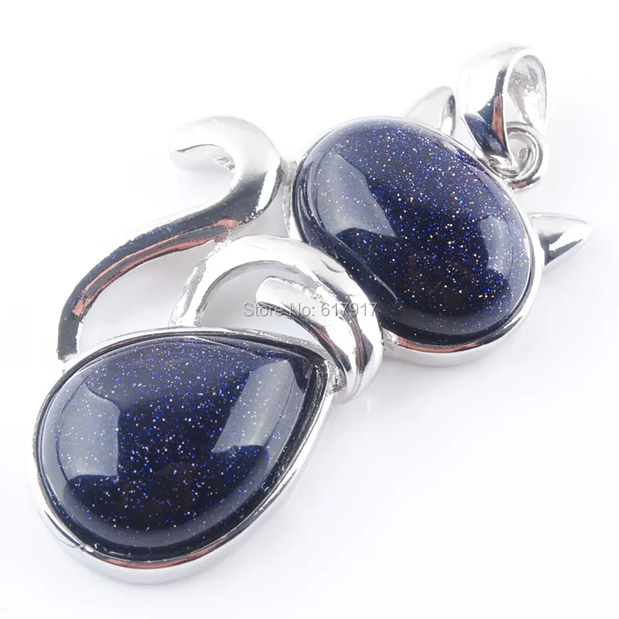 Симпатичная кошка кулон в виде животного для девочки подарок чакр натуральный