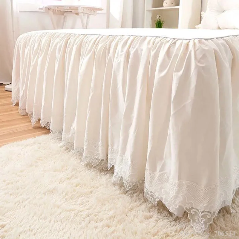 Комплект постельного белья из 4 предметов белый/розовый милый сатиновый