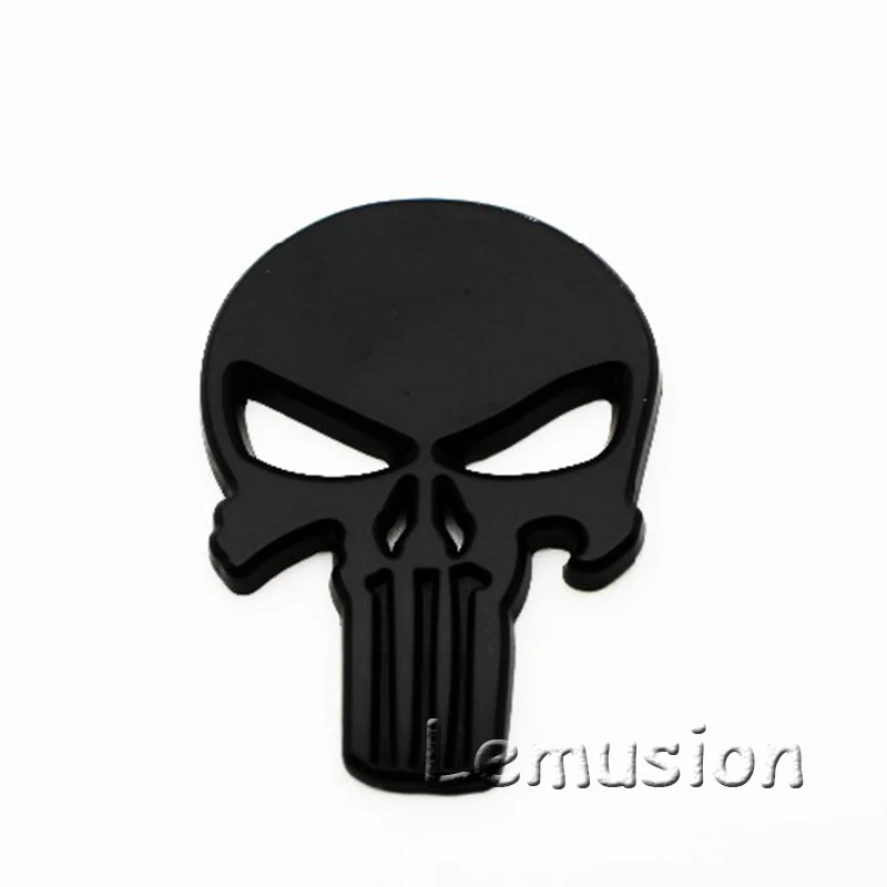 Автомобильный черный значок 3D Скелет металлические наклейки для Volkswagen VW Polo Passat B5