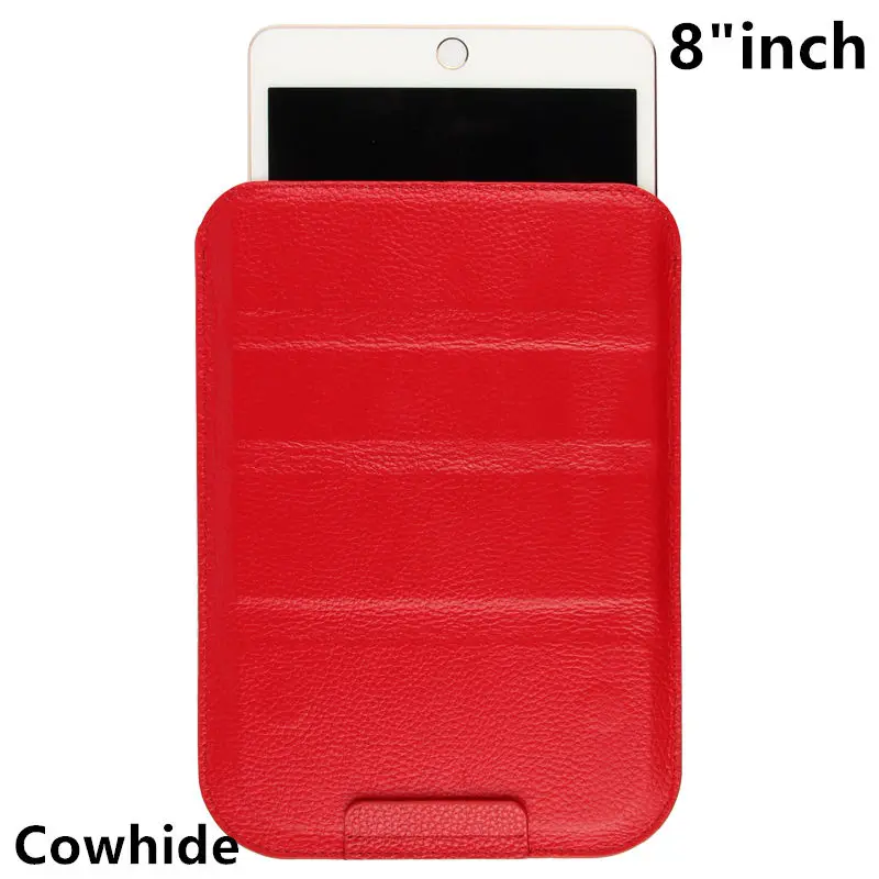 

Case Cowhide Sleeve For ZTE Trek 2 HD LTE K88 Cases Protective Smart Cover Genuine Leather Trek 2 HD K88 8 inch Tablet PC Covers