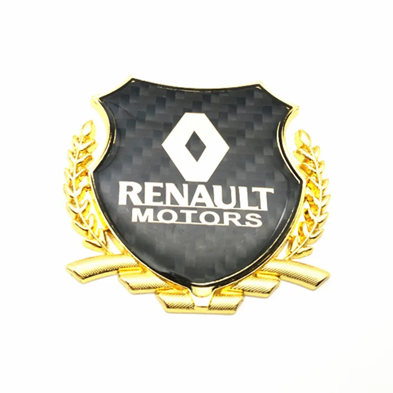 FDIK для автомобильного окна Renault эмблема из углеродного волокна наклейка на