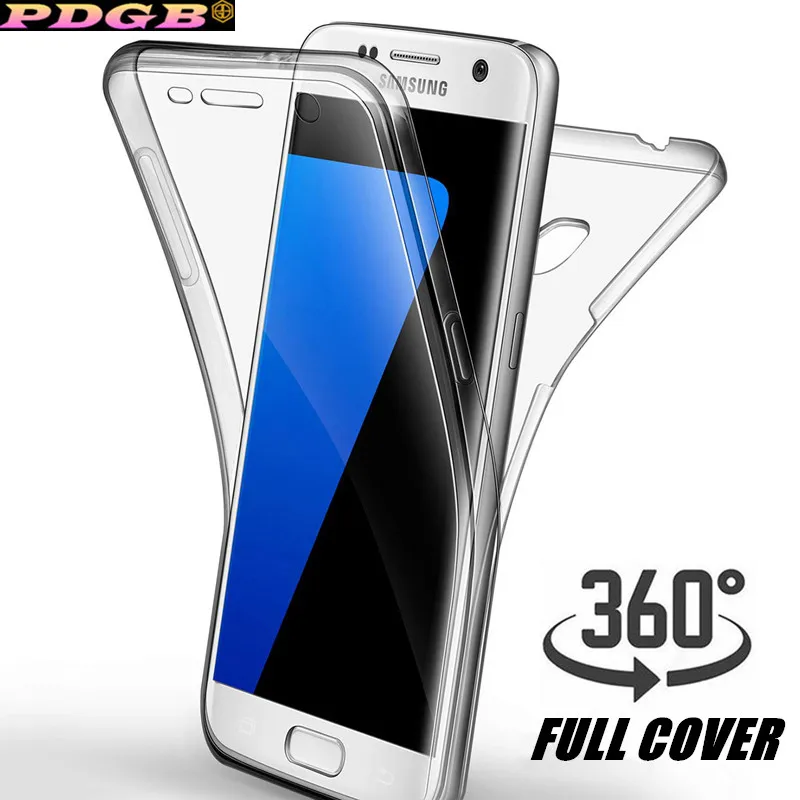 Прозрачный ТПУ чехол 2 в 1 для Samsung Galaxy A3 A5 A7 J3 J5 J7 2017 2016 A8 A6 Plus 2018 J4 J6 S8 S9 Note 3 4 5 8 9 с