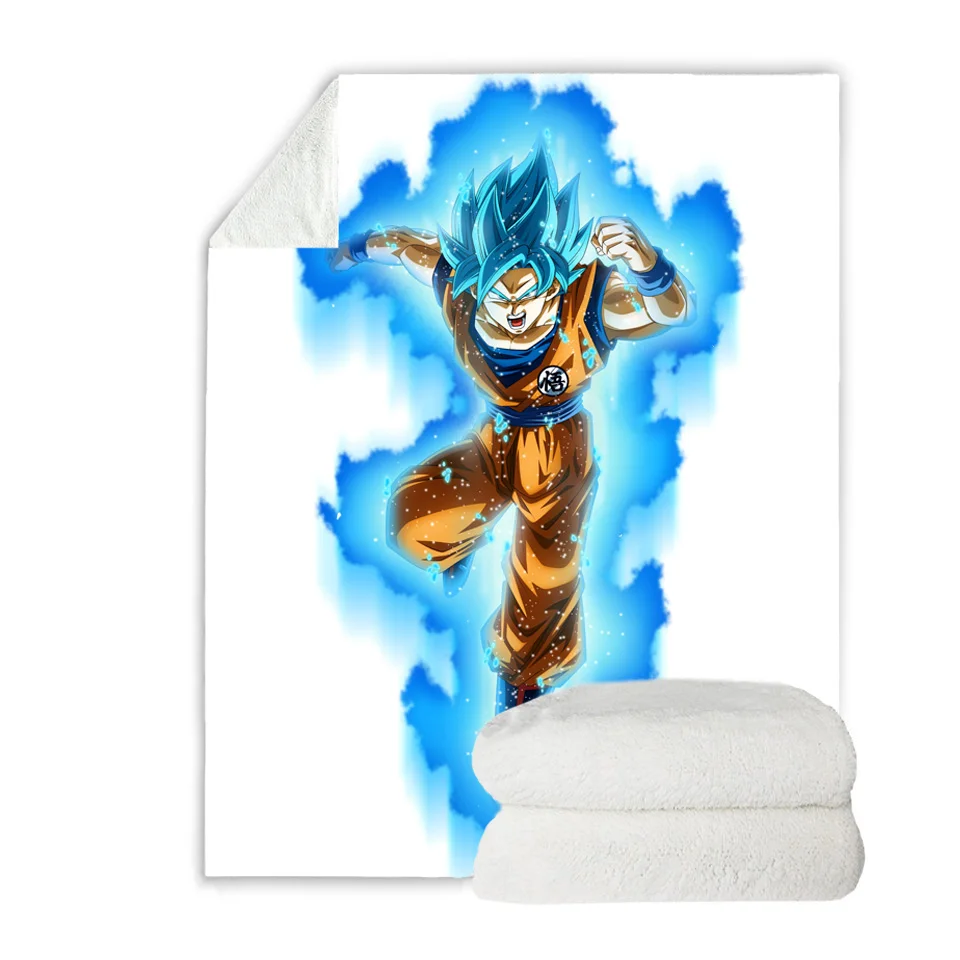 Dragon Ball пользовательские фланелевые флисовые одеяла Диван теплая кровать пледы одеяло для взрослых H малыш аниме пушистый взвешенный одеяло s 200 см