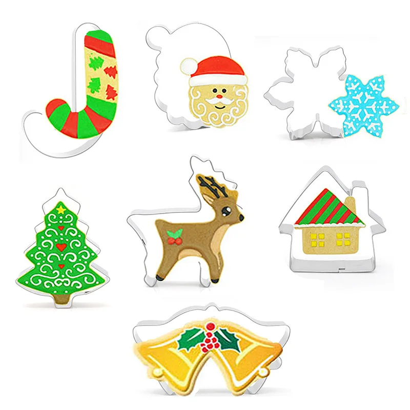 Рождественский резак для печенья из нержавеющей стали форма конфет инструменты