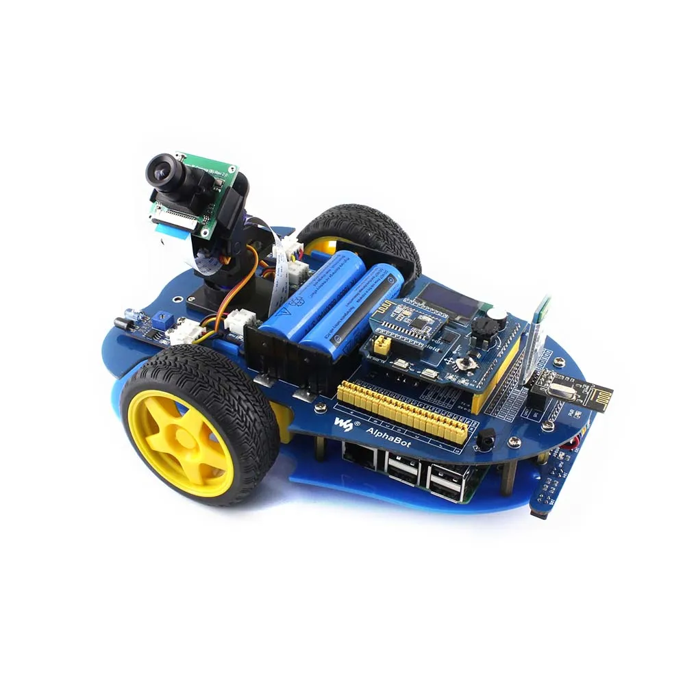 AlphaBot Pi Acce Pack Raspberry Robot Kit (no Pi) + комплект модуля камеры для 3B 2B B US/EU
