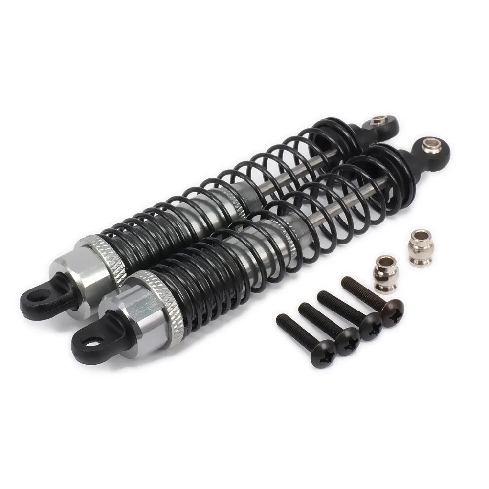 Oil filled adjustable 108mm aluminum shock absorber for rc car 1/10 buggy monster truck upgraded hop-up parts Traxxas hsp hpi | Игрушки и
