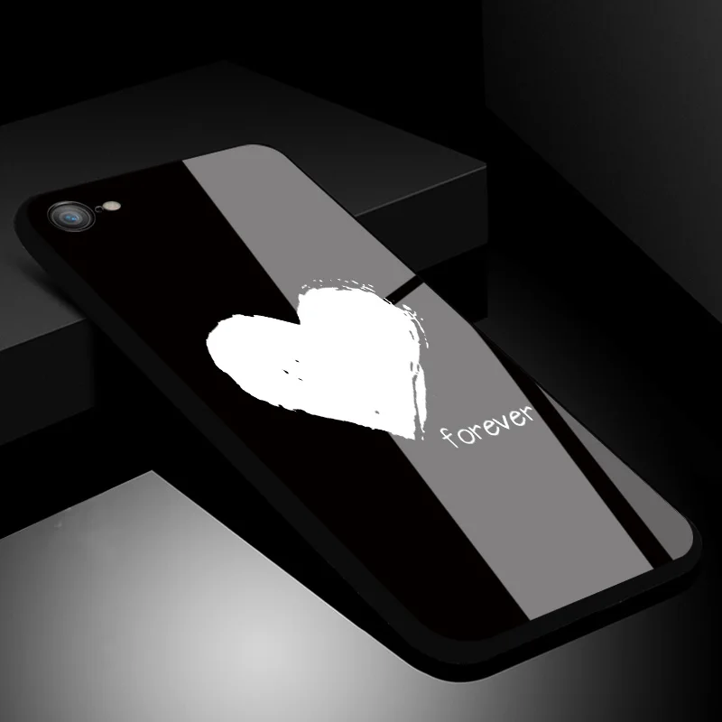 NO.14 IIOZO чехол для телефона из закаленного стекла s для iphone 7, 8, 6, 6S plus, антидетонационный стеклянный чехол для iphone 7, чехол - Цвет: NO.14