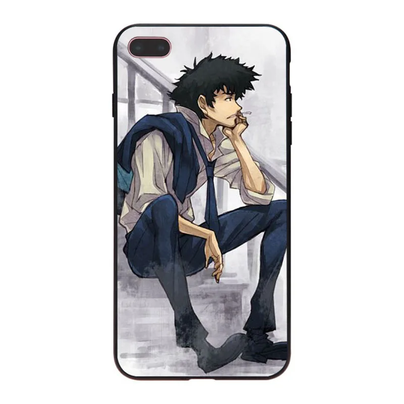 Ковбой Bebop ультра тонкий узор мягкий чехол для телефона iPhone 8 8plus 7 7plus 6 6S Plus X XS XR XSMax