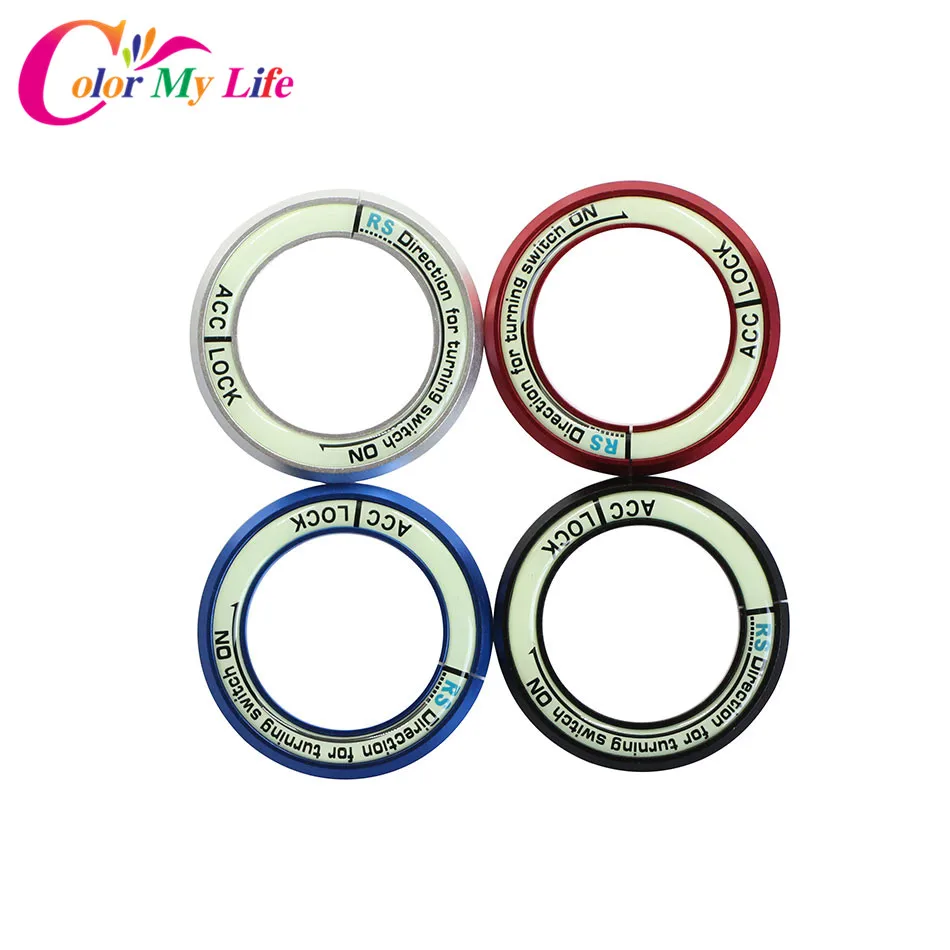 Цвет My Life переключатель зажигания отделка ключ украшение кольцо наклейка для KIA