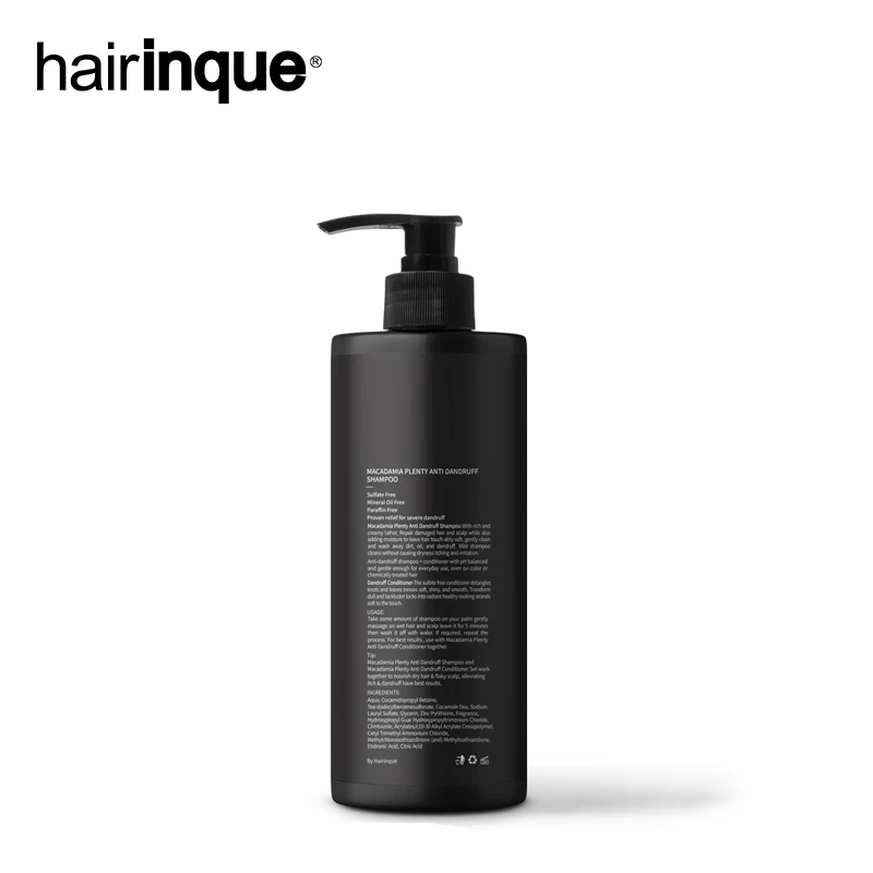 HAIRINQUE новинка 300 мл макадемия много против перхоти шампунь для всех типов волос