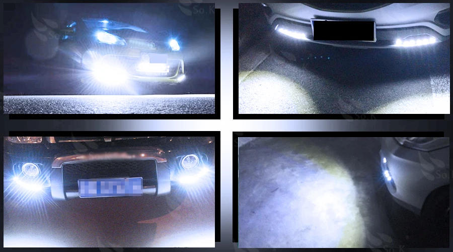 Дневные ходосветодиодный огни 2 шт. 23 мм 12 В 6 чипов 5630 5730 SMD|eagle eye|daytime running lightsled daytime