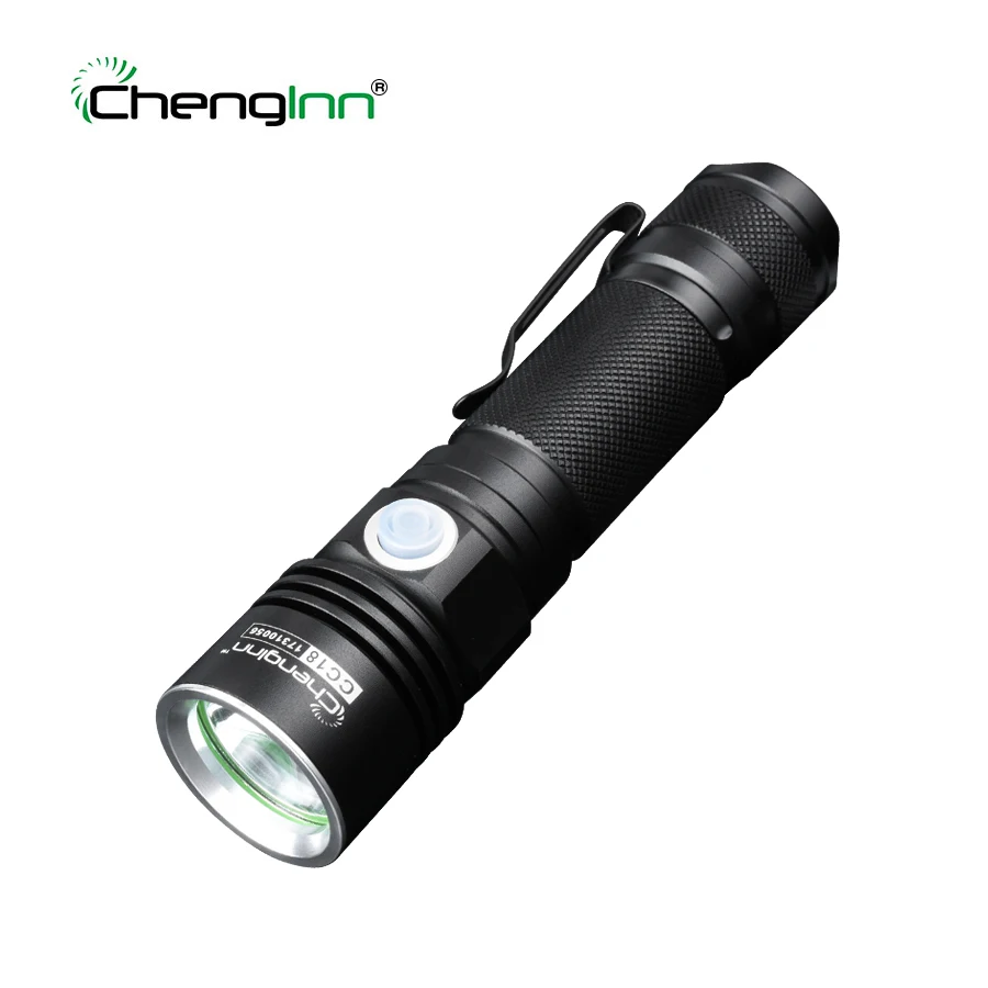 Chengl мощный светодиодный фонарик Перезаряжаемый USB 18650 CREE XPE охотничий фонарь Penlight