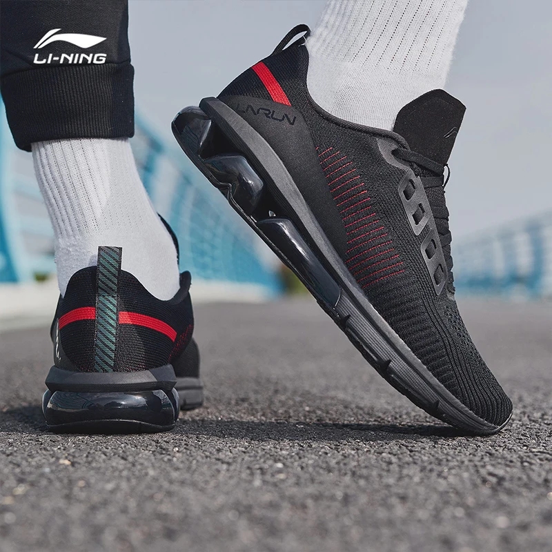 Клиренс) Li-Ning мужские кроссовки для бега с воздушной дугой, с дышащей подкладкой, спортивная обувь ARHN075 XYP810