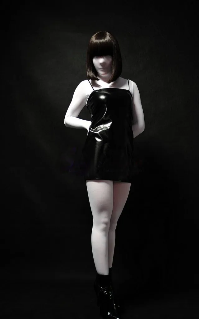 Белый бархатный прозрачный пикантный костюм колготки из лайкры и спандекса