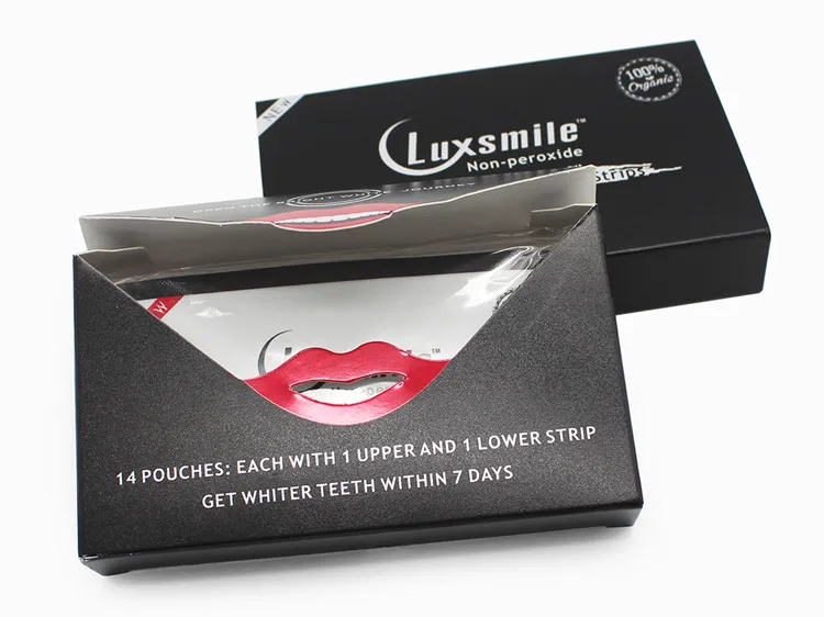 Luxsmile древесный уголь для отбеливаяни зубов полоски Стоматологический материал 3D белые зубные отбеливающие нити Tanden Bleken красивая улыбка Прямая поставка